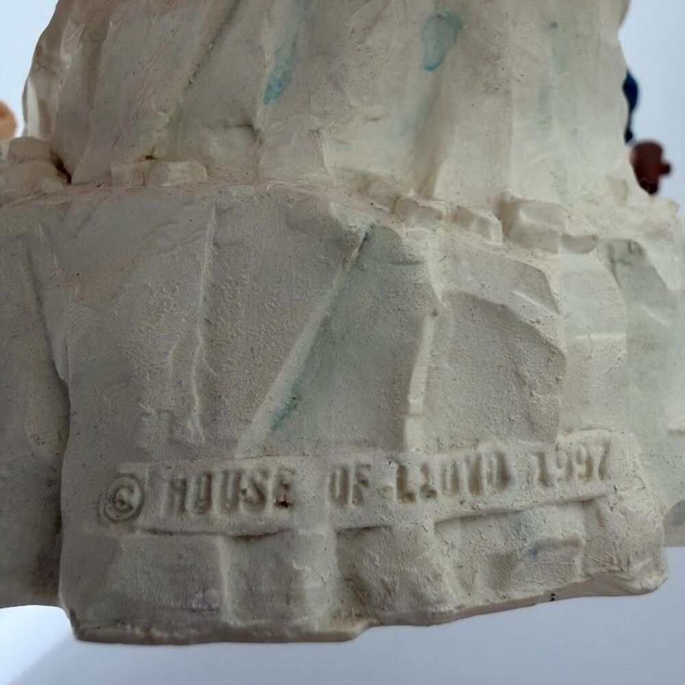 Vintage House of Lloyd Christmas Around the World "Sculpting Santa" w Box 1997 - Picture 9 of 16